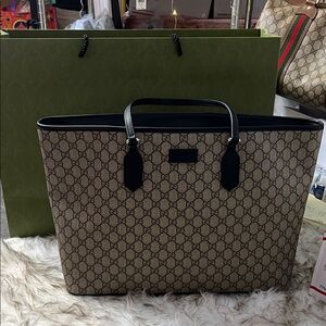 Grand Prize Giveaway Gucci GG Supreme Appia BE Ebony  and Black Monogram Tote
